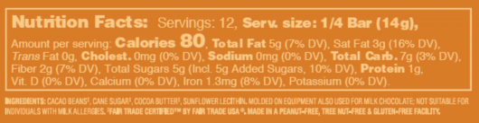 Semisweet Chocolate Baking Bars - 64% Cacao