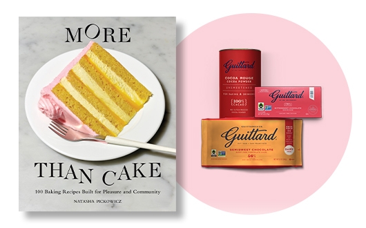 Natasha Pickowicz and Guittard More than Cake Baking Kit